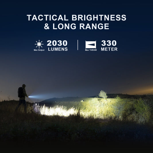 Powertac M5 Gen3 High Power Flashlight