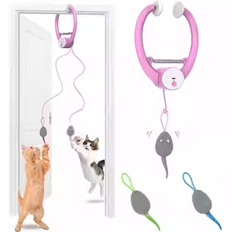 Door-Hanging Interactive Electric Cat Toy