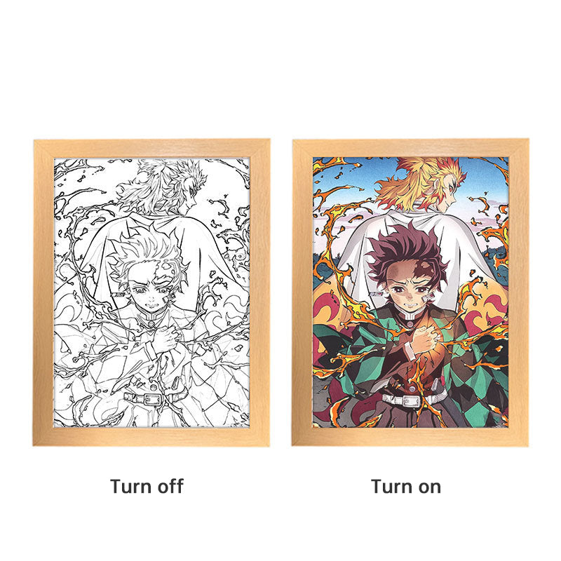 Rengoku Moon LED Anime Lamp