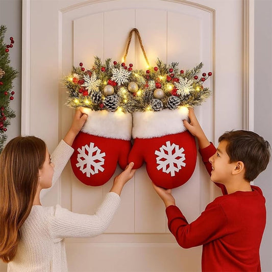 2025 Creative Glove-Shaped Christmas Garland