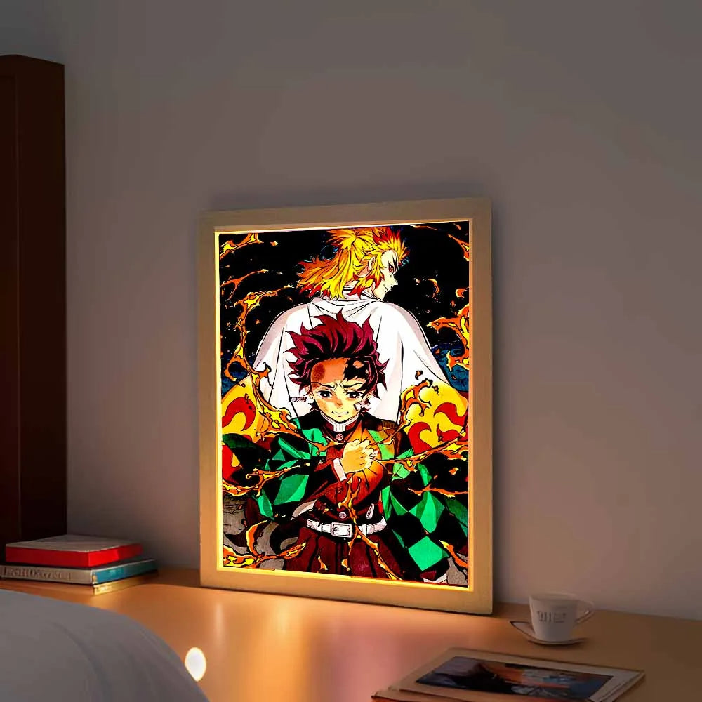 Rengoku Moon LED Anime Lamp