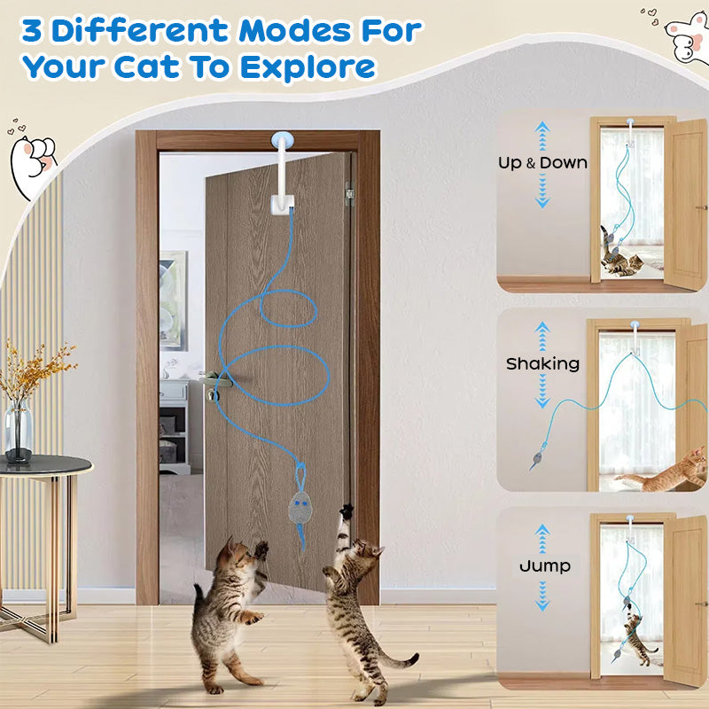 Door-Hanging Interactive Electric Cat Toy