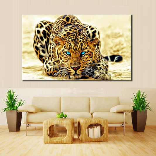 Large Leopard HD Canvas Wall Art