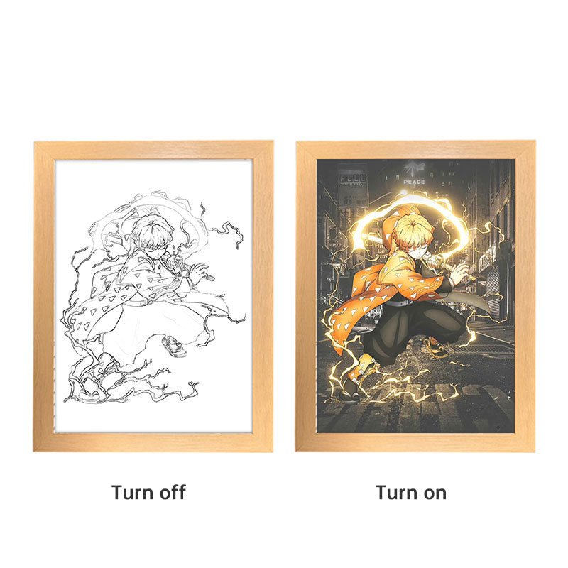 Rengoku Moon LED Anime Lamp