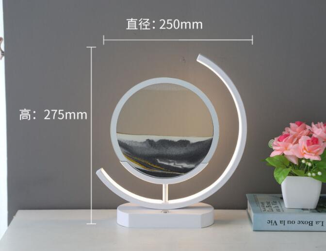 3D LED Sand Art Desk Lamp