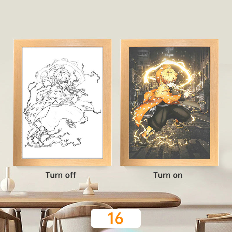 Rengoku Moon LED Anime Lamp