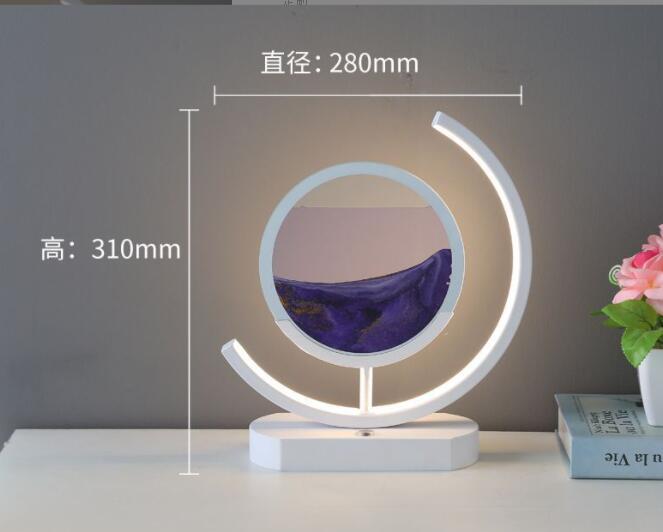 3D LED Sand Art Desk Lamp