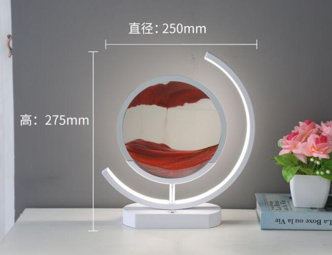 3D LED Sand Art Desk Lamp