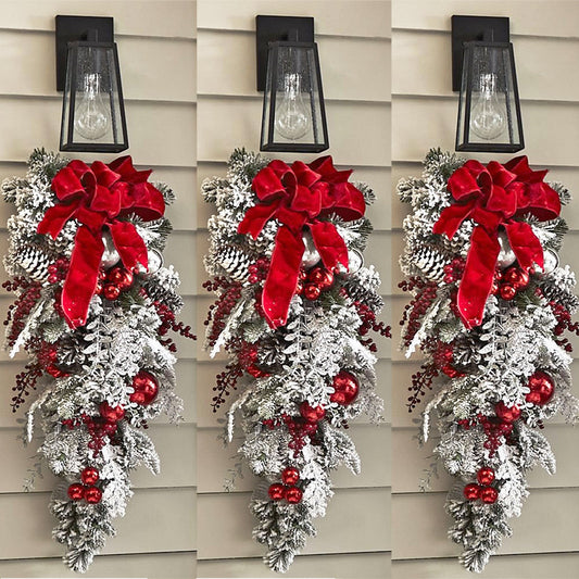 Artificial Vine Hanging Christmas Wreath