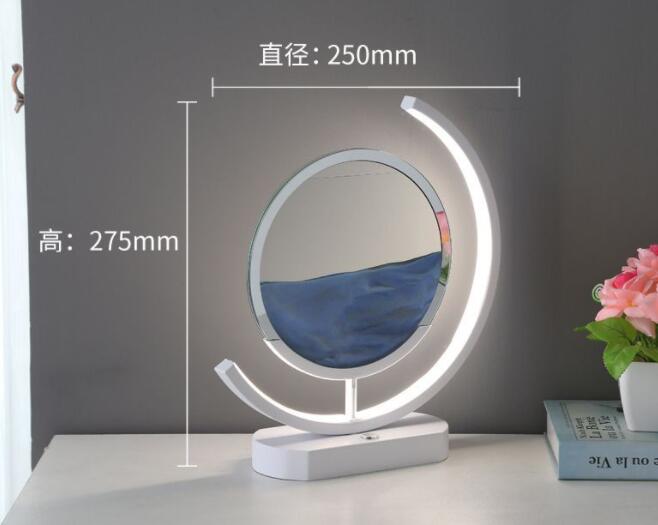3D LED Sand Art Desk Lamp