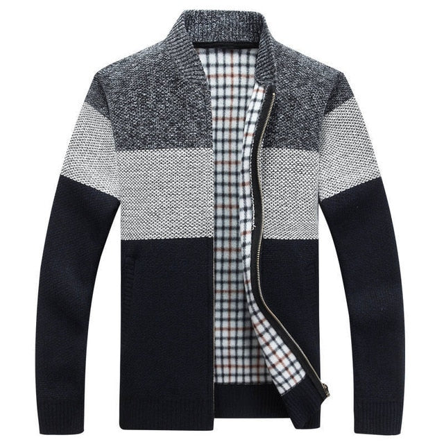 Winter Men's Thick Cardigan Coat