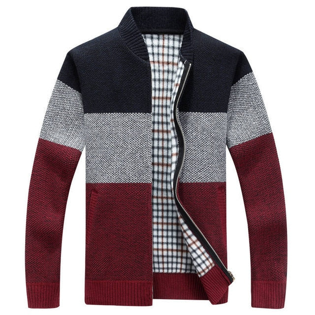 Winter Men's Thick Cardigan Coat