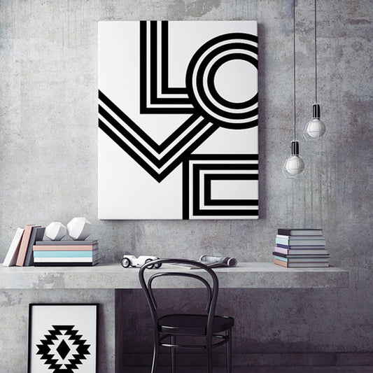 LOVE Wall Art Minimalist  | No Frame