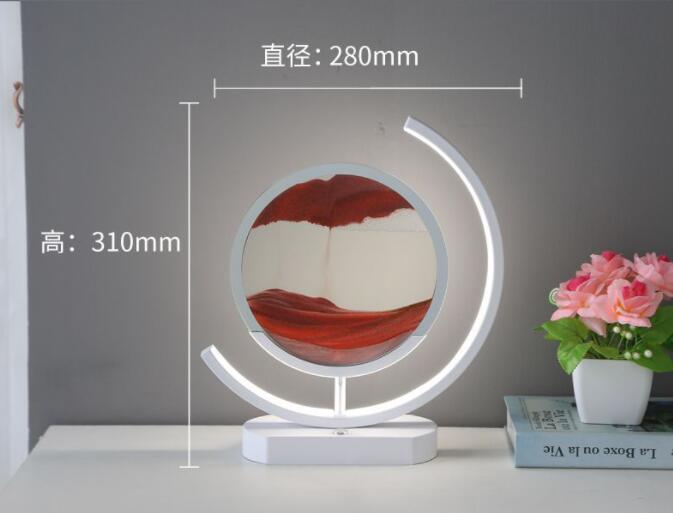 3D LED Sand Art Desk Lamp