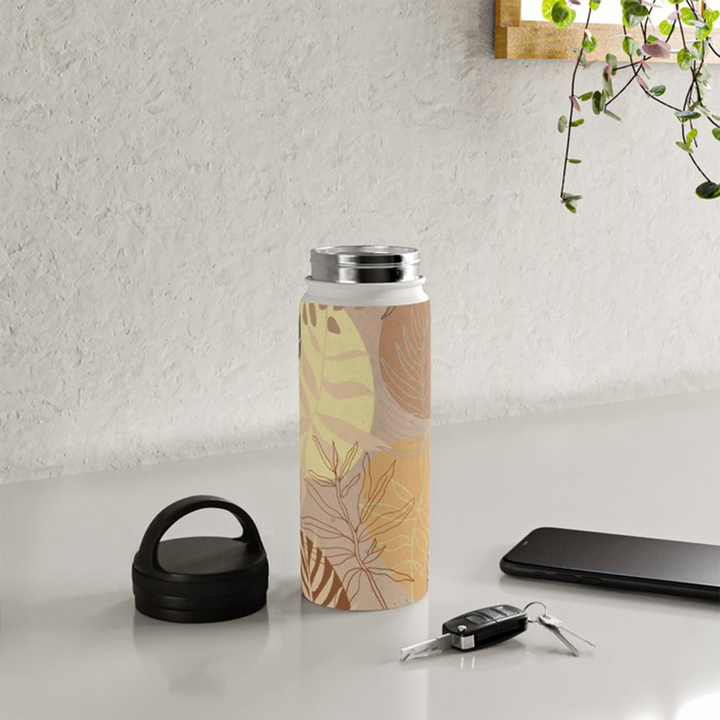 Orange Terracotta Water Bottle