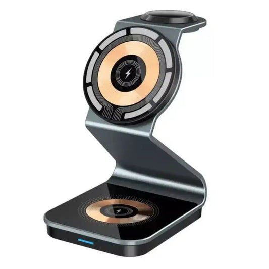 3 in 1 Transparent 15W Magnetic Wireless Charger
