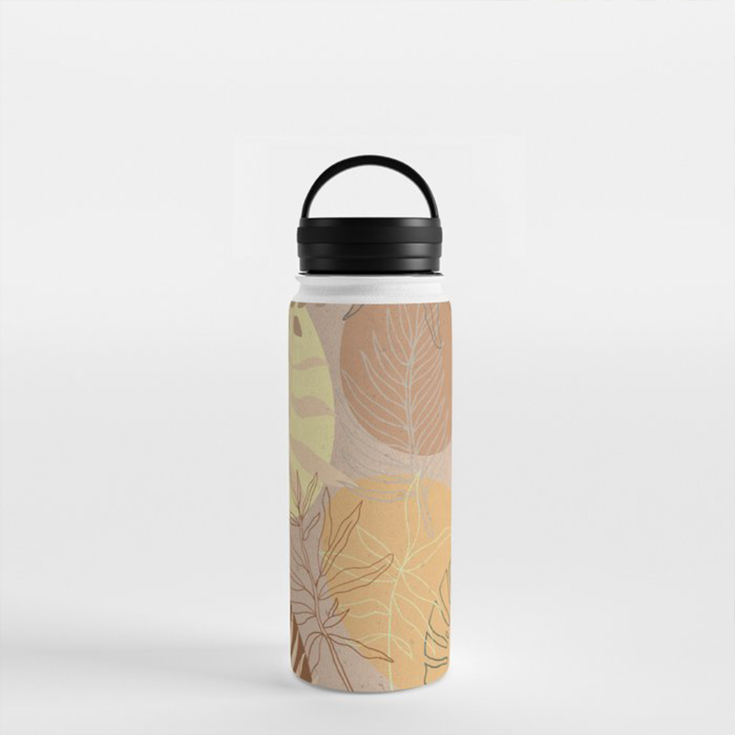 Orange Terracotta Water Bottle
